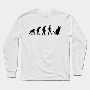 HUMAN CAT EVOLUTION Long Sleeve T-Shirt